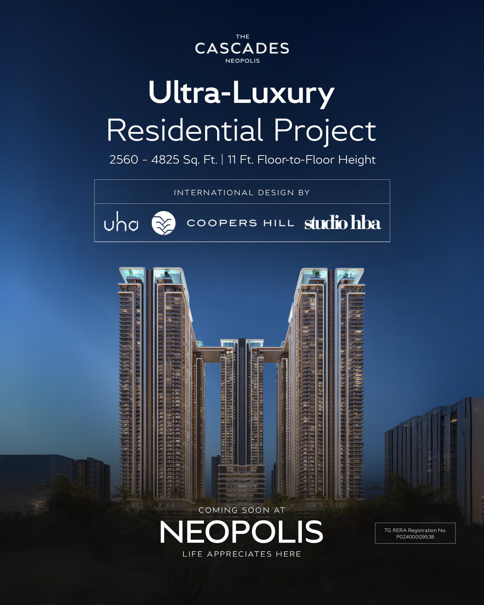The Cascades Neopolis – Hyderabad’s Most Iconic Ultra-Luxury Address