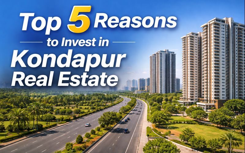 Top 5 Reasons Why You Should Invest in Kondapur Real Estate | Hyderabad Property Investment