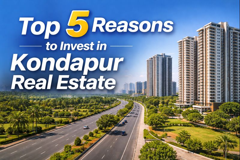 Top 5 Reasons Why You Should Invest in Kondapur Real Estate | Hyderabad Property Investment