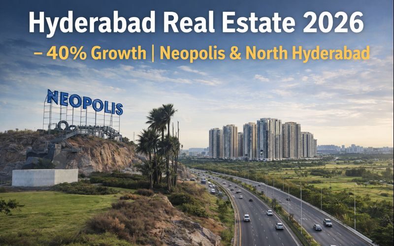 Hyderabad Real Estate 2026 – 40% Growth Neopolis & North Hyderabad