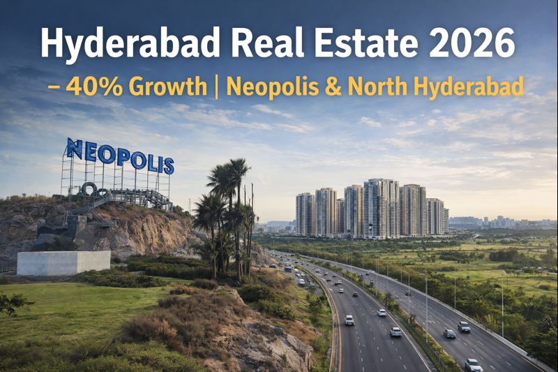 Hyderabad Real Estate 2026 – 40% Growth Neopolis & North Hyderabad
