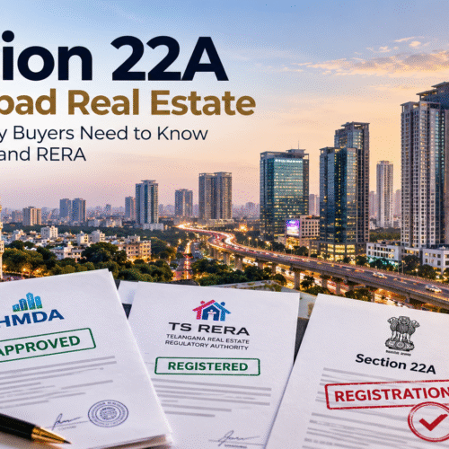 Section 22A Hyderabad: What Property Buyers Need to Know About HMDA and RERA