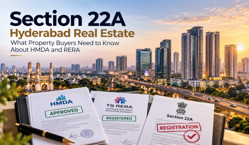 Section 22A Hyderabad: What Property Buyers Need to Know About HMDA and RERA